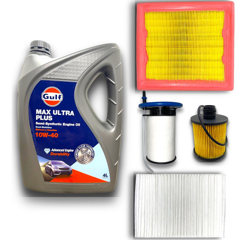 Kit Service 4 Filtros + Aceite Fiat Toro 2.0 2016 A 2023