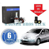 Kit Luces Led Cree H7 O H1 Renault Logan 16.000 Lms No Xenon