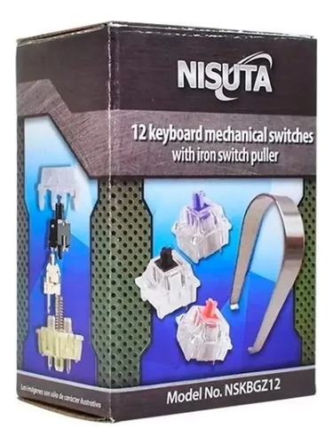 Kit 12 Switches Outemu Teclado Mecanico Reemplazo Nisuta
