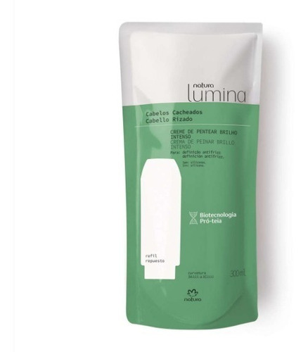 Repuesto Crema Para Peinar Cabello Rizado - Lumina De Natura