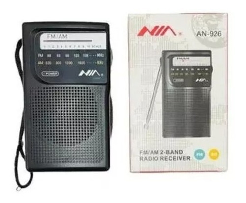 Radio De Bolsillo Portátil Nia An-926 Am-fm Batería Aa