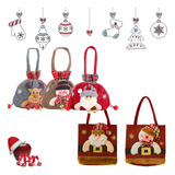 5pcs Bolsas De Punto For Muñecassanta Muñeco De Nieve Bolsa