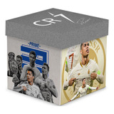 Caja Para Regalo Cristiano Ronaldo Madera Fútbol