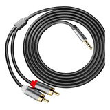 Cable Snllmzi Rca A 3.5 Mm, Cable De Audio Rca Nylon Woven 2