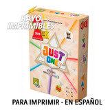 Just One (juego Para Imprimir)