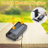 Cargador Solar, Paquete De Batería Solar Portátil Usb De 300