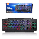 Teclado Gamer Led Painel De Metal Altomex A-gk600