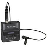 Gravador Tascam Dr-10l Portátil Microfone De Lapela Preto