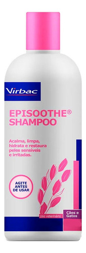 Episoothe Shampoo Virbac Peles Sensíveis Cães E Gatos 250ml