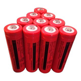 X10 Baterias 18650 Recargables 3.7v 8800mah Para Linterna 