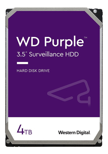 Disco Rigido Western Digital 4tb 3.5 Purple 256mb Gtia.of.