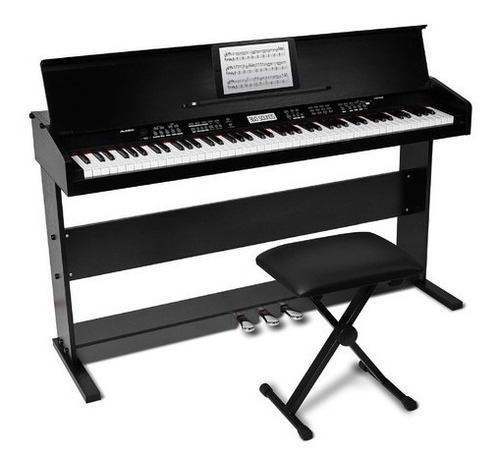 Alesis Virtue Black Piano Con Mueble Y Pedales