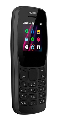 Celular Nokia 110 Preto Rádio Fm E Leitor Mp3 