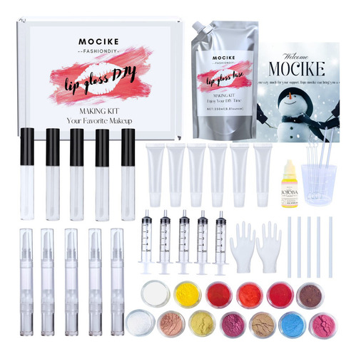 Labial Gloss Mocike Diy Kit De Fabricación De Brillo De Labi