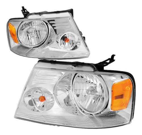 Par Faros Delanteros F150 Lobo 2004 2005 2006 2007 2008