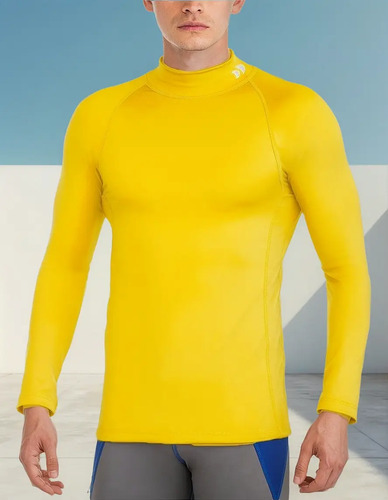 3xl Xxxl Playera Licra Deportiva Manga Larga Cuello Alto | Meses sin interés