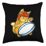 Cute Rugby Sportswear Shop For Boys And Girls Cute Cat Playi