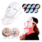 7 Colores Para Máscara Led Facial De Terapia Con Luz Led