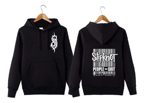 Sudadera Hoodie Banda Slipknot People = Shit Negra Mod 1