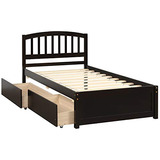 Cama Twin Con Cajones De Almacenamiento