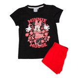 Pijama Niñas Manga Corta Minnie Mouse Disney Original