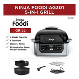Ninja Foodi Ag301 Parrilla De Encimera Eléctrica Para Interi