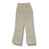 C Pantalon Cotelé Maternal Pata Ancha Talla M