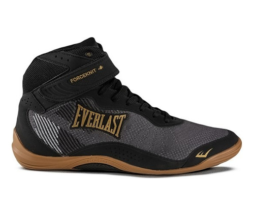 Tênis Everlast Forceknit 4 Treino Preto E Dourado Unissex