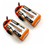 2 Baterias Lipo Cnhl Ministar 1500mah 14.8v 4s 120c Para Car