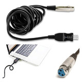 Cable Usb Digital A Canon Xlr 3 Pines Microfono 3 Mts