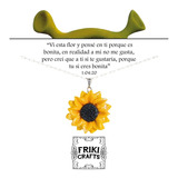 Conjunto Collar Y Aros 925 Regalo Shrek ´vi Esta Flor´