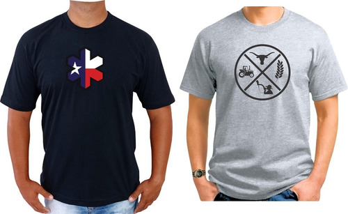 Kit De 2 Camisetas Masculina Txc Texana Agronomia