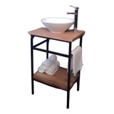 Mueble Organizador Lavamanos Para Baño Industrial 80cm