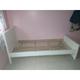 Cama De Una Plaza Mdf Colchón 80 Cm Por 1,90