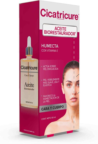 Aceite Biorestaurador Cicatricure De 60ml Cara Y Cuerpo