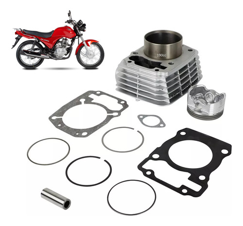 Kit De Cilindro Honda Cargo Gl150 Modificado 190cc Big Bore