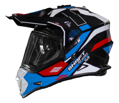 Casco Doble Proposito Kaos Negro Talla L Mx370 Shaft