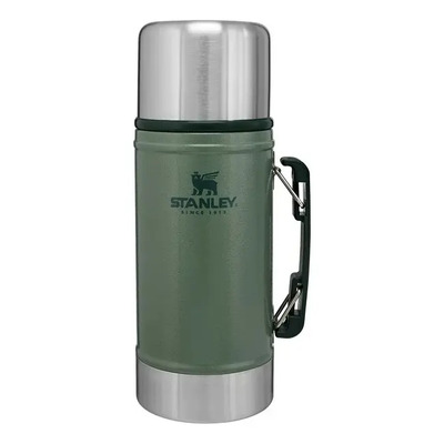 Stanley Frasco Para Alimentos Clásico Al Vacío, 24oz Green Hammertone Hammertone Green