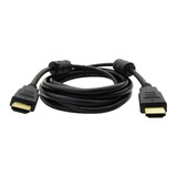 Cable Hdmi De 3 Mts 4k/3d/retorno Audio Arc/chapado En Oro/