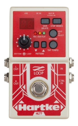 Pedal Looper Hartke Hl77 True By Pass Con Usb 
