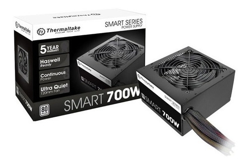 Fuente De Alimentación Thermaltake 700w Reales 80 Plus White