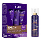 Kit Home Care Matizante + Fluído Matizante Trivitt 