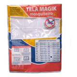 Tela Mosquiteiro Poliéster Velcro 123x205cm