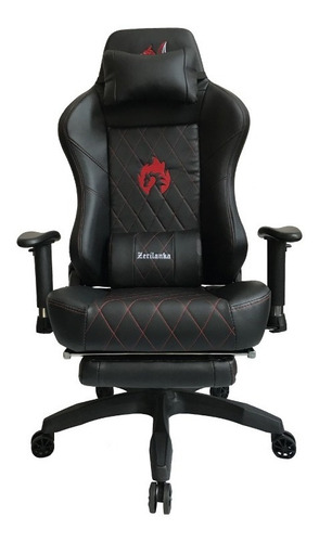 Silla Gamer Profesional Ergonómica Con Reposa Pies Reclinabl