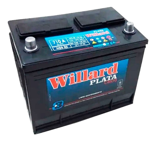 Bateria Willard 12x85 Ub710 Izquierda 77ah