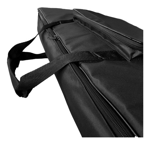 Capa Bag Teclado Luxo + Capa Para Cobrir Simples Sob Medida