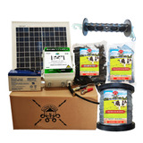 Cerco Electrico Ganadero Kit Solar 10 Km + 500m De Alambre