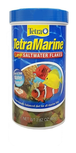 Alimento Para Peces Marinos Tetra Marine Flakes Escamado 80g