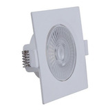 Spot Super Led Quadrado 5w Dicroica Embutir Direcional 3000k