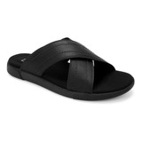 Sandalia Cardinale Sandalias Hombre Cuero Hakuna-9-05 Negro 